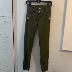 Olive Green Women's Jeans